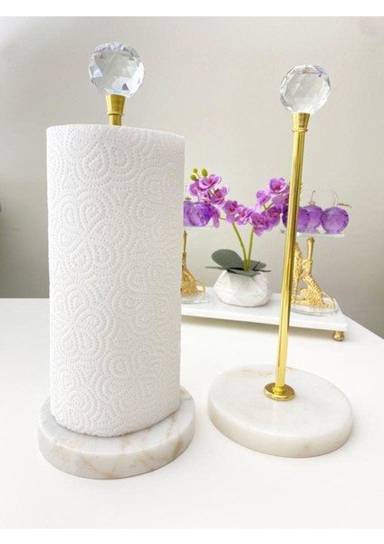 Elite Luxury Minimalist Mermer Kağıt Havluluk Peçetelik 1 Adet