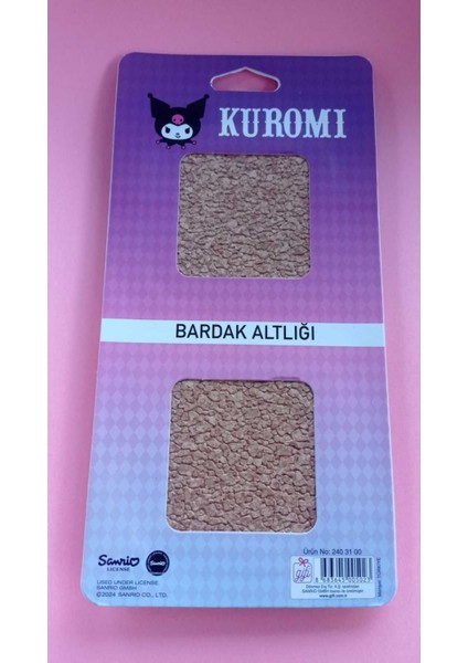 Elite Kuromi Bardak Altlığı 1 Adet