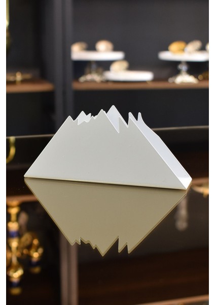 Elite Everest Dağı Model Beyaz Metal Peçetelik 1 Adet
