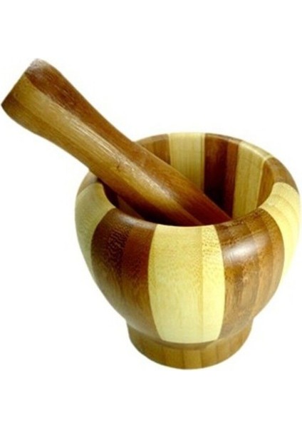 Elite Bambu Havan (Ahşap) Büyük 1 Adet