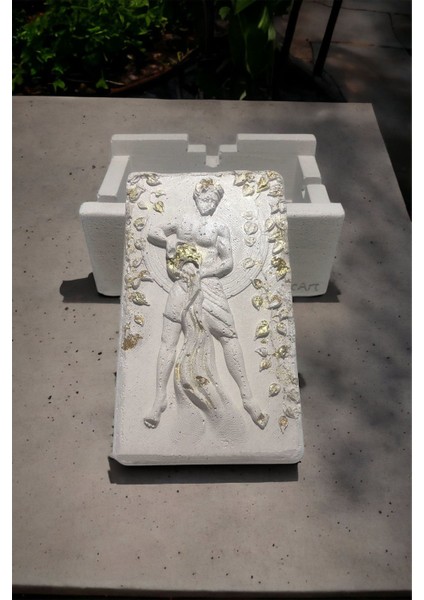 Elite Zodiac Serisi Beton Küllük Aquarius Kova Burcu (Gold Varaklı) 1 Adet