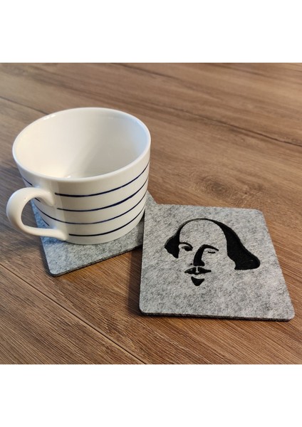 Elite Shakespeare Keçe Bardak Altlığı Seti 1 Adet