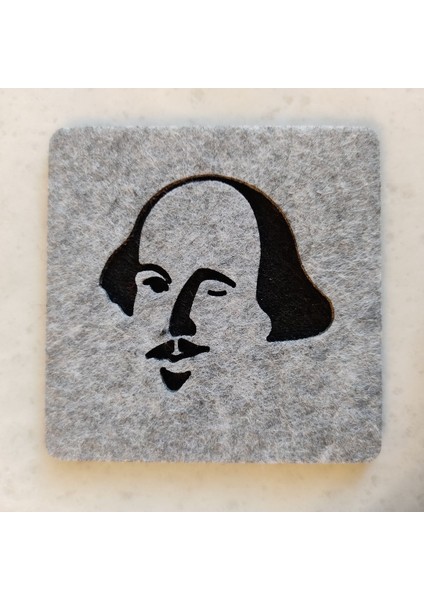 Elite Shakespeare Keçe Bardak Altlığı Seti 1 Adet