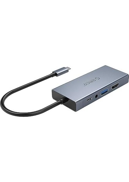 Type-C To USB 3.0 HDMI VGA Aux Pd Çoklayıcı Dönüştürücü Hub