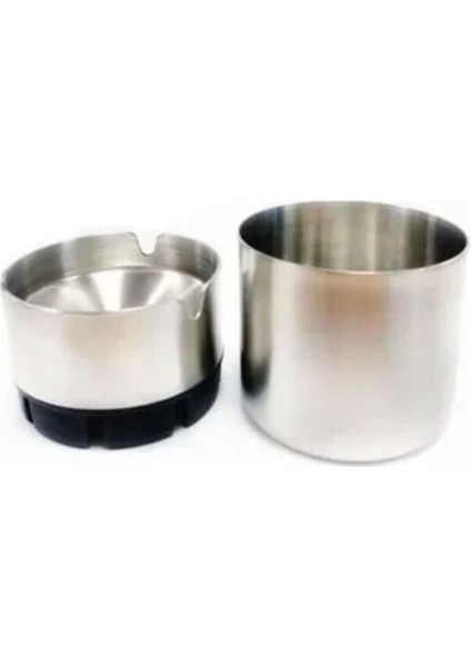 Elite Paslanmaz Küllük Dekoratif Kokusuz Küllük Metal Lüks Paslanmaz Oto Küllük 10CM 31410 1 Adet modelleri