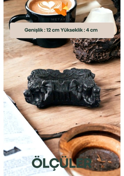 Elite Küllük Kül Tablası Sigara Küllüğü Siyah 2 Adet Model 6 1 Adet
