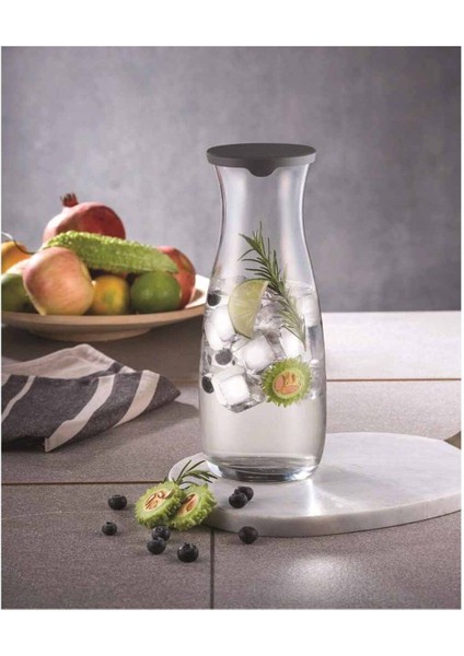 Elite Amphora Cam Karaf Kapaklı 1200 cc 1 Adet