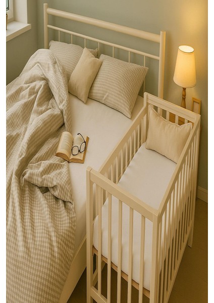 2 Adet 70 x 120 x 20 cm Anne Yanı Lastikli Penye Kumaş Bebek Çarşafı fiyatları