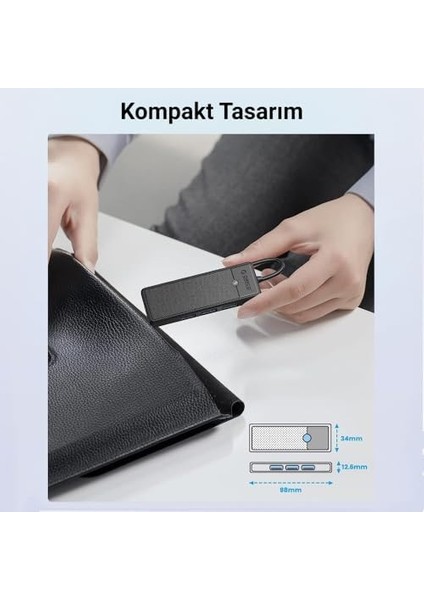 USB 3.0 To 3.0 Tf Sd Kart Okuyucu 3 Portlu USB 3.0 Çoklayıcı Adaptör Siyah