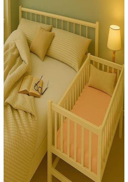 3 Adet 70 x 120 x 20 cm Anne Yanı Lastikli Penye Kumaş Bebek Çarşafı fiyatları