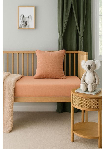 3 Adet 70 x 120 x 20 cm Anne Yanı Lastikli Penye Kumaş Bebek Çarşafı fırsatları