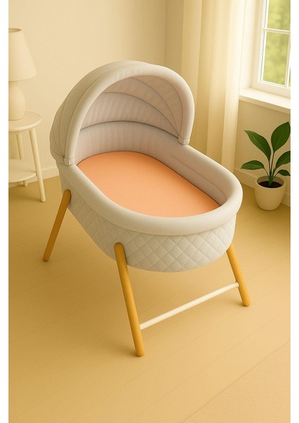 3 Adet 70 x 120 x 20 cm Anne Yanı Lastikli Penye Kumaş Bebek Çarşafı indirimleri