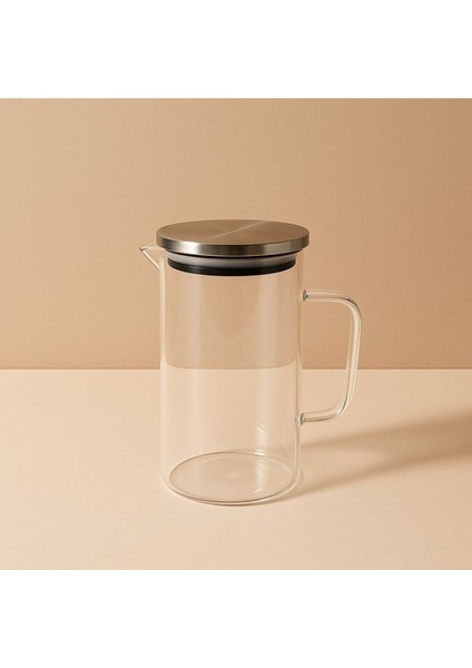 Elite 1500 ml Cam Sürahi Paslanmaz Çelik Kapaklı Filtreli Şık Tasarım 1 Adet modelleri