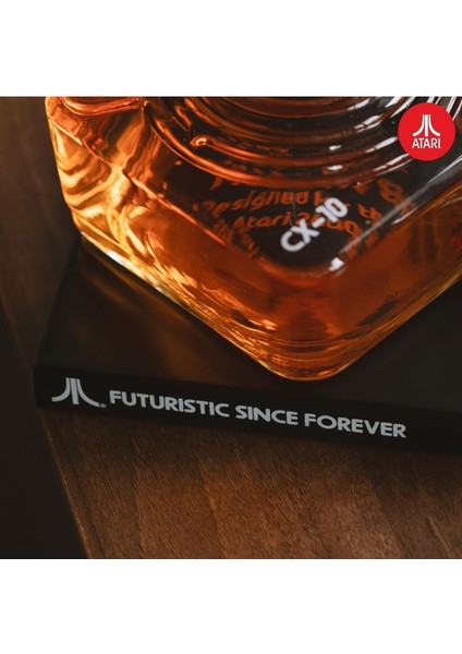 Elite Atari Joystick Decanter Seti 2 Atari Action Button Bardağı, CX78+ Oyun Pad Tray ile 750ML Şişe 1 Adet fırsatları