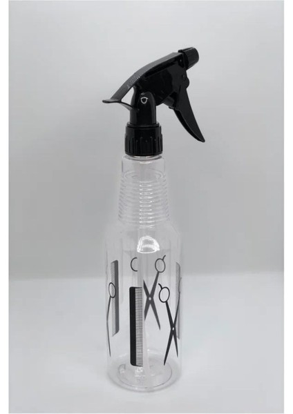 Elite Profesyonel Berber Kuaför Sprey Şeffaf Boş Fısfıs Şişe Plastik (500 Ml)- BF104 1 Adet