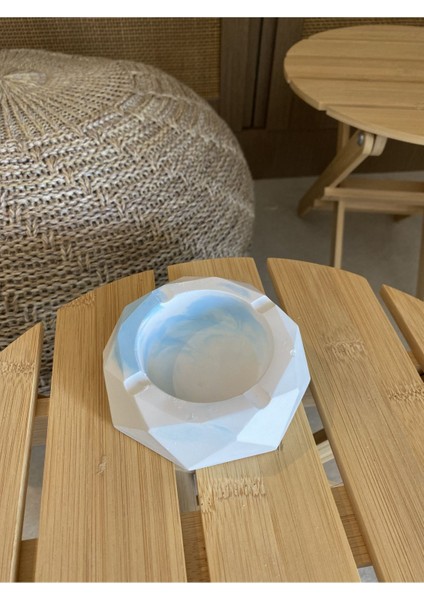 Elite Mavi Kristal Desenli Dekoratif Küllük Kültablası 1 Adet fiyatları
