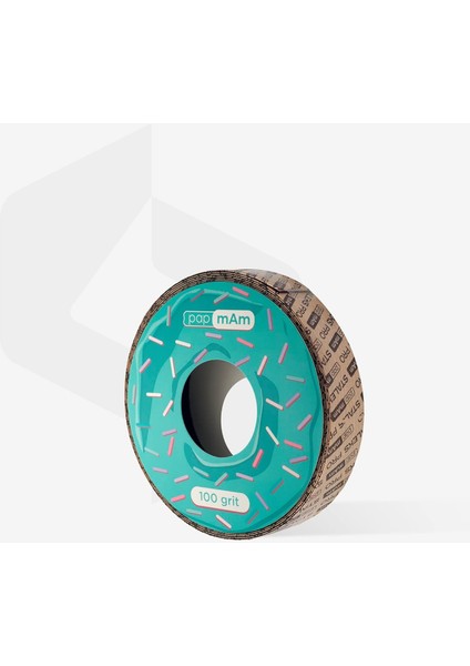 Metal Taban Rulo Yedek Zımpara Papmam 100 Grit