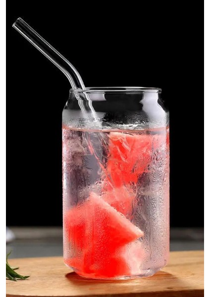 Elite Borosilikat Cam Pipetli Caraf 420ML Bardak Kokteyl Bardağı 1 Adet