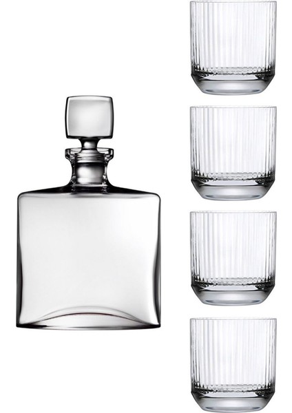 Elite Square Big Top Kristal Viski Seti (Özel Set) (92379X1 - 64142X4) 1 Adet