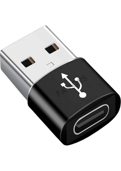 USB To Type-C 3.0 Veri Aktarımı Otg Çevirici Usb'den Type-C'ye Dönüştürücü Adaptör Yüksek Hızlı