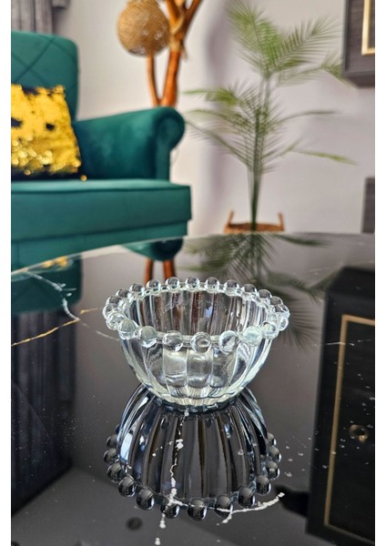 Elite 6 Lı Cam Boncuk Kase Seti (10 Cm) | Cam Kase Sunumluk | Cam Boncuk Lokumluk | Reçellik Sosluk 1 Adet modelleri