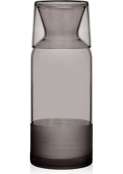 Elite Matte Bardaklı Sürahi - Siyah - 700 ml 1 Adet