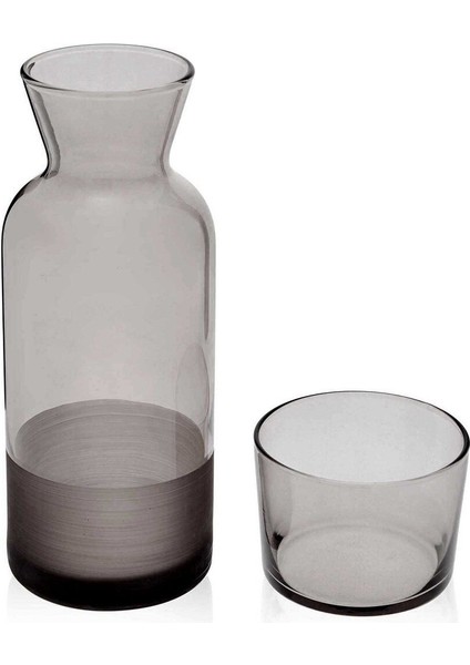 Elite Matte Bardaklı Sürahi - Siyah - 700 ml 1 Adet