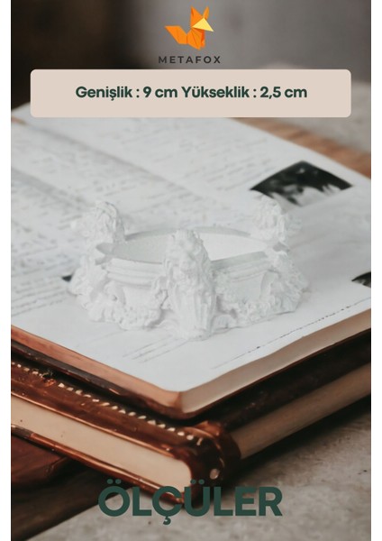 Elite Küllük Kül Tablası Sigara Küllüğü 2 Adet Beyaz Model 7 1 Adet