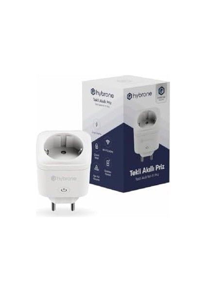 Akım Korumalı Wi-Fi Akıllı Priz, Enerji Izleme, Çocuk Kilidi, 16 Amper, Uygulama ile Uzaktan Kontrol fiyatları