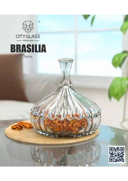 Elite City Glass Kristal Kesme Şık Tasarım Şekerlik Sugar 1 Adet 1 Adet fırsatları