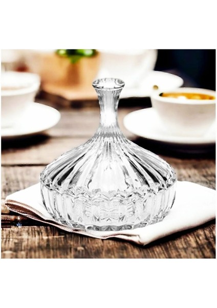 Elite City Glass Kristal Kesme Şık Tasarım Şekerlik Sugar 1 Adet 1 Adet indirimleri