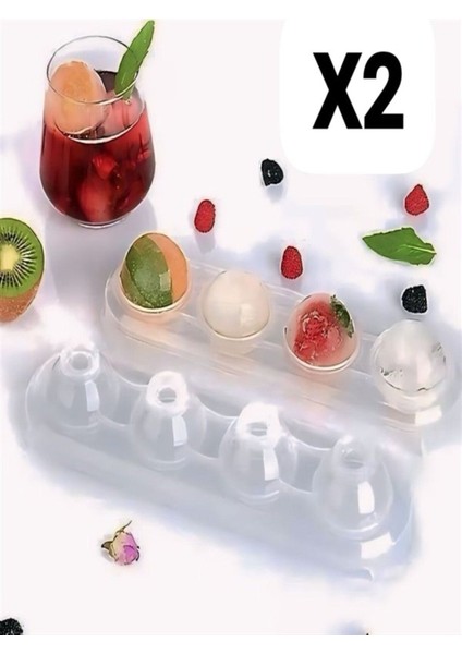 Elite 2 Adet Küre Buz Kalıbı 1 Adet