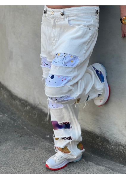 To Do Specıal Desıgn Özel Tasarım Custom Baggy Kadın Jeans Pantolon modelleri