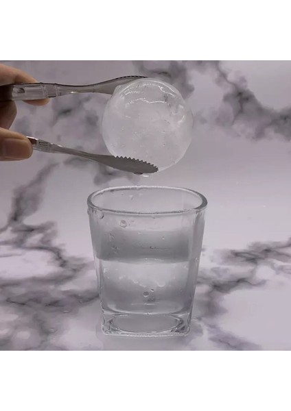 Elite Büyük Silikon Buz Kalıbı, Tekli Top, Siyah 1 Adet