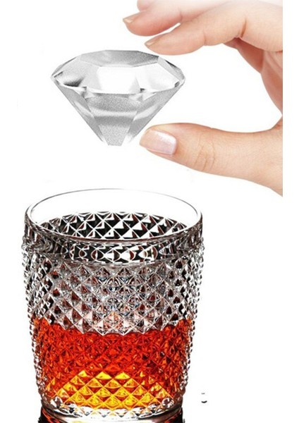 Elite Diamond Elmas Şeklinde Buz Kalıbı 18 Bölmeli 1 Adet