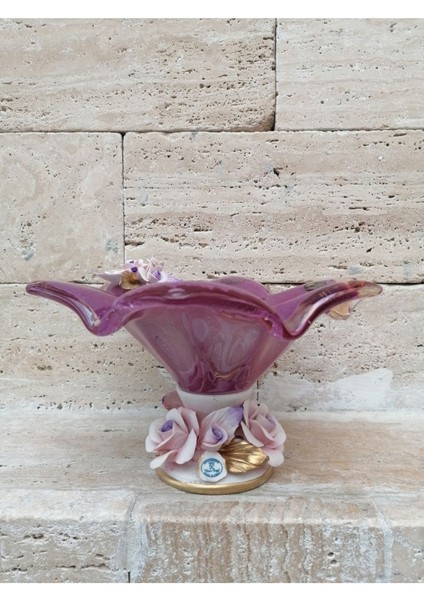 Elite White Crystal Murano Şekerlik 1 Adet