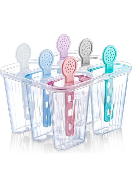 Elite Plastlife 6'lı Renkli Pratik Meybuz ve Dondurma Kalıbı 1 Adet
