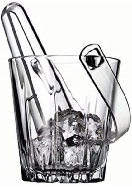 Elite 53588 Karat Çok Amaçlı Kulplu Cam Buz Kovası Maşa 1 Adet fiyatları
