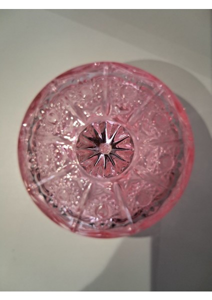Elite Elmas Kesim Desenli Kapaklı Cam Şekerlik – Pembe Renk 1 Adet fırsatları