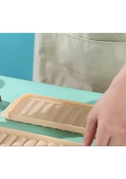 Elite Pratik Çubuk Şeklinde Kokteyl Sunum Buz Kalıbı Buzluk Çubuk Buz Kalıbı Ergonomik 11 Hazneli 1 Adet