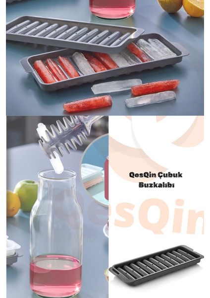 Elite Buz Kalıbı Çubuk Şeklinde Buz Donduran Pratik Buz Yapıcı – Buz Hazırlama, Buz Küpü ve Çubuk Buz 1 Adet