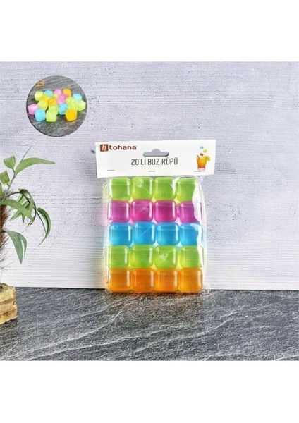 Elite Snow Home 20 Li Renkli Buz Küpü 1 Adet fiyatları