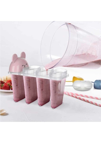 Elite Snowy Ice Cream - Dondurma Kabı 4 Bölmeli 1 Adet