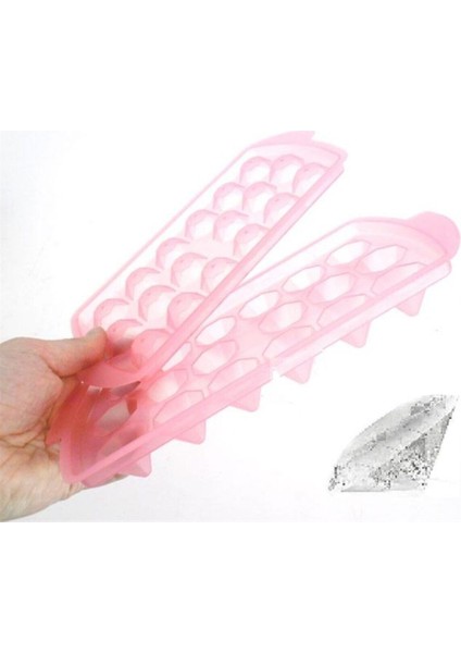Elite Plastik Buz Kalıbı Elmas Şeklinde 18 Bölmeli Buz Kalıbı Set 1 Adet fiyatları