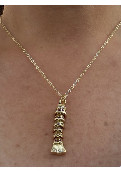 Renkli Taşlı Balık Kolye fiyatları