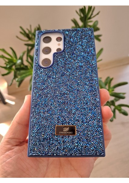 Samsung Galaxy S24 Ultra Uyumlu Işıltılı Taşlı Kamera Çıkıntılı Içi Kadife Kaliteli Lüks Kılıf fiyatları