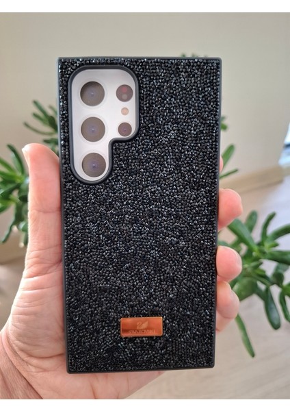 Samsung Galaxy S24 Ultra Uyumlu Işıltılı Taşlı Kamera Çıkıntılı Içi Kadife Kaliteli Lüks Kılıf fiyatları