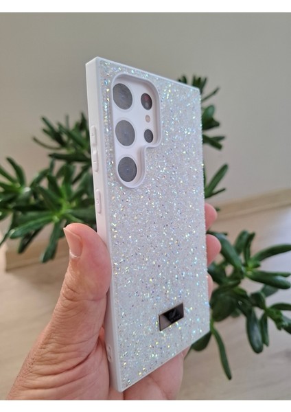 Samsung Galaxy S24 Ultra Uyumlu Işıltılı Taşlı Kamera Çıkıntılı Içi Kadife Kaliteli Lüks Kılıf modelleri