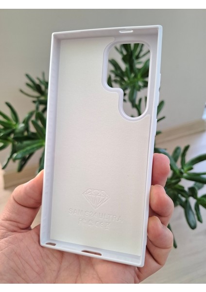 Samsung Galaxy S24 Ultra Uyumlu Işıltılı Taşlı Kamera Çıkıntılı Içi Kadife Kaliteli Lüks Kılıf