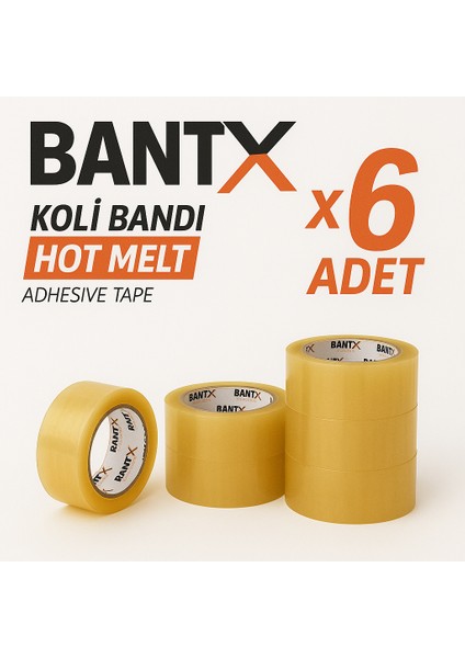 Hot Melt Bant 6 Adet 45 x 100 Yards